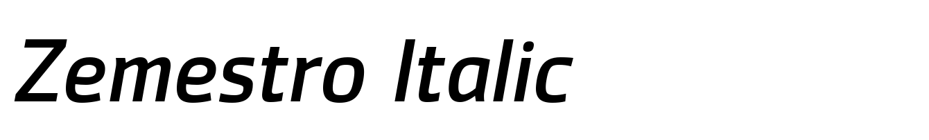 Zemestro Italic